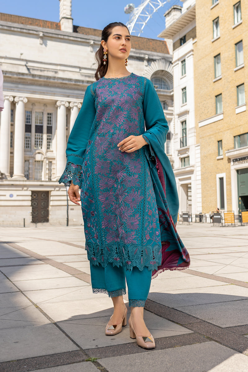 Rangrasiya | Carnation Winter Shawl | Ella by Rangrasiya - Designer Dress - Type: Ladies Clothes - Available at Libayah - 100% Original