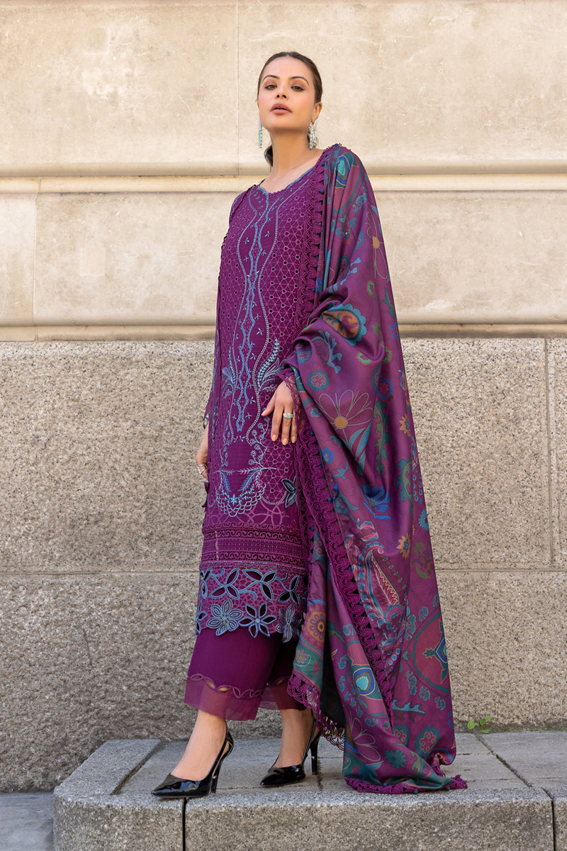 Rangrasiya | Carnation Winter Shawl | Freya by Rangrasiya - Designer Dress - Type: Ladies Clothes - Available at Libayah - 100% Original