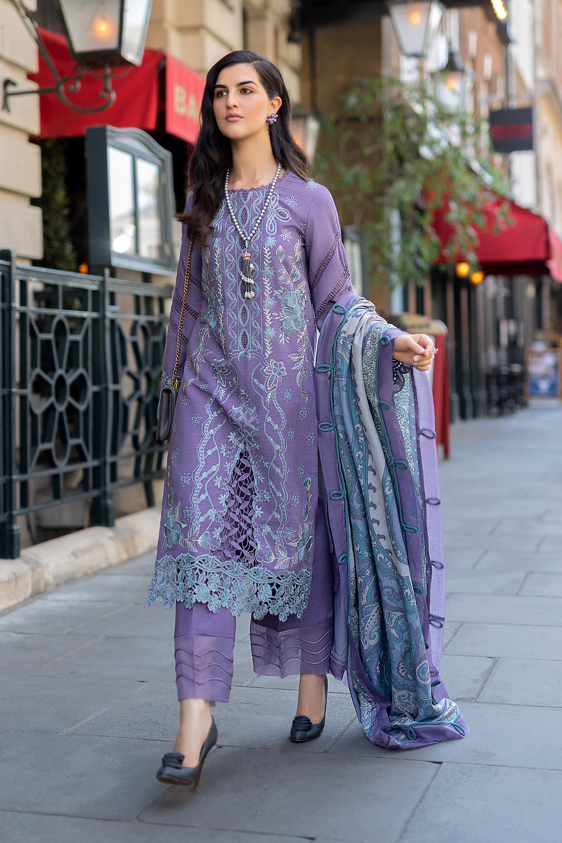 Rangrasiya | Carnation Winter Shawl | Lavender by Rangrasiya - Designer Dress - Type: Ladies Clothes - Available at Libayah - 100% Original
