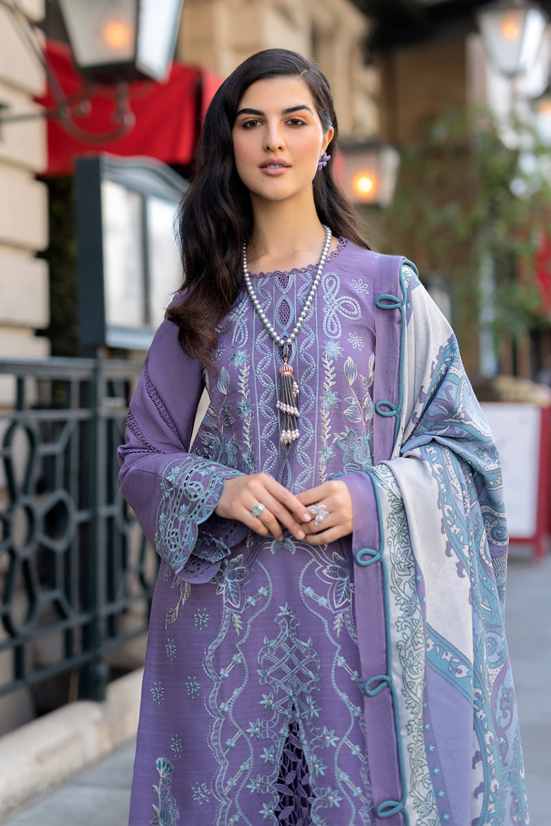 Rangrasiya | Carnation Winter Shawl | Lavender by Rangrasiya - Designer Dress - Type: Ladies Clothes - Available at Libayah - 100% Original