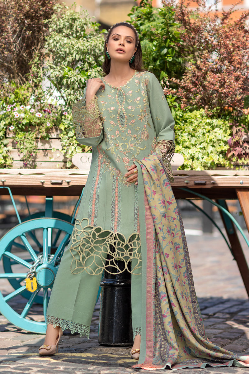 Rangrasiya | Carnation Winter Shawl | Lisa by Rangrasiya - Designer Dress - Type: Ladies Clothes - Available at Libayah - 100% Original