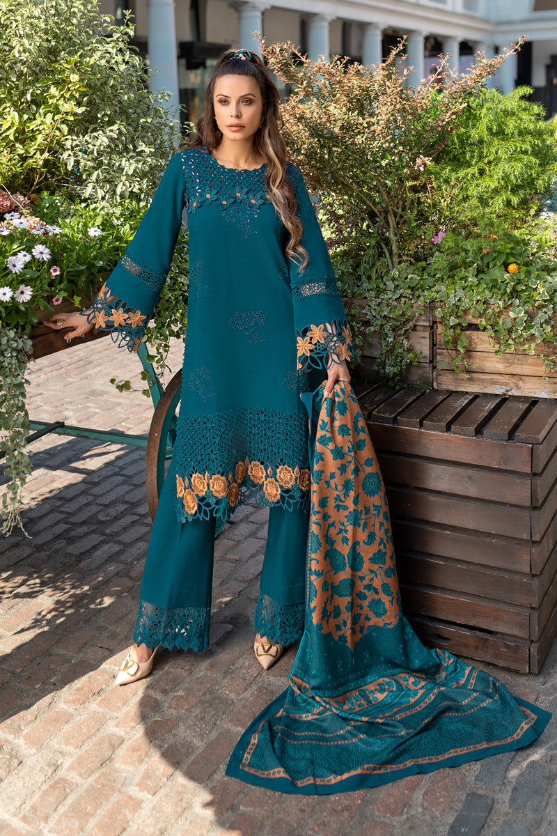 Rangrasiya | Carnation Winter Shawl | Erica by Rangrasiya - Designer Dress - Type: Ladies Clothes - Available at Libayah - 100% Original