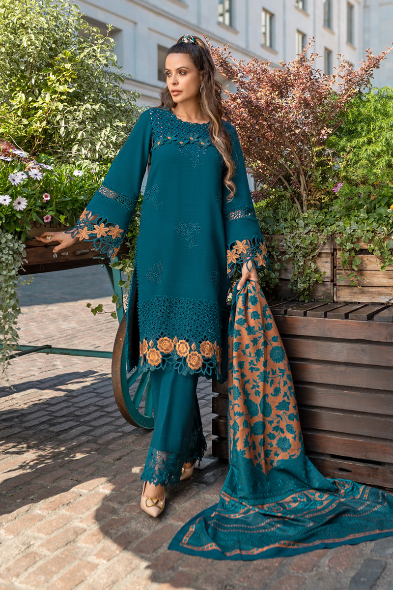Rangrasiya | Carnation Winter Shawl | Erica by Rangrasiya - Designer Dress - Type: Ladies Clothes - Available at Libayah - 100% Original