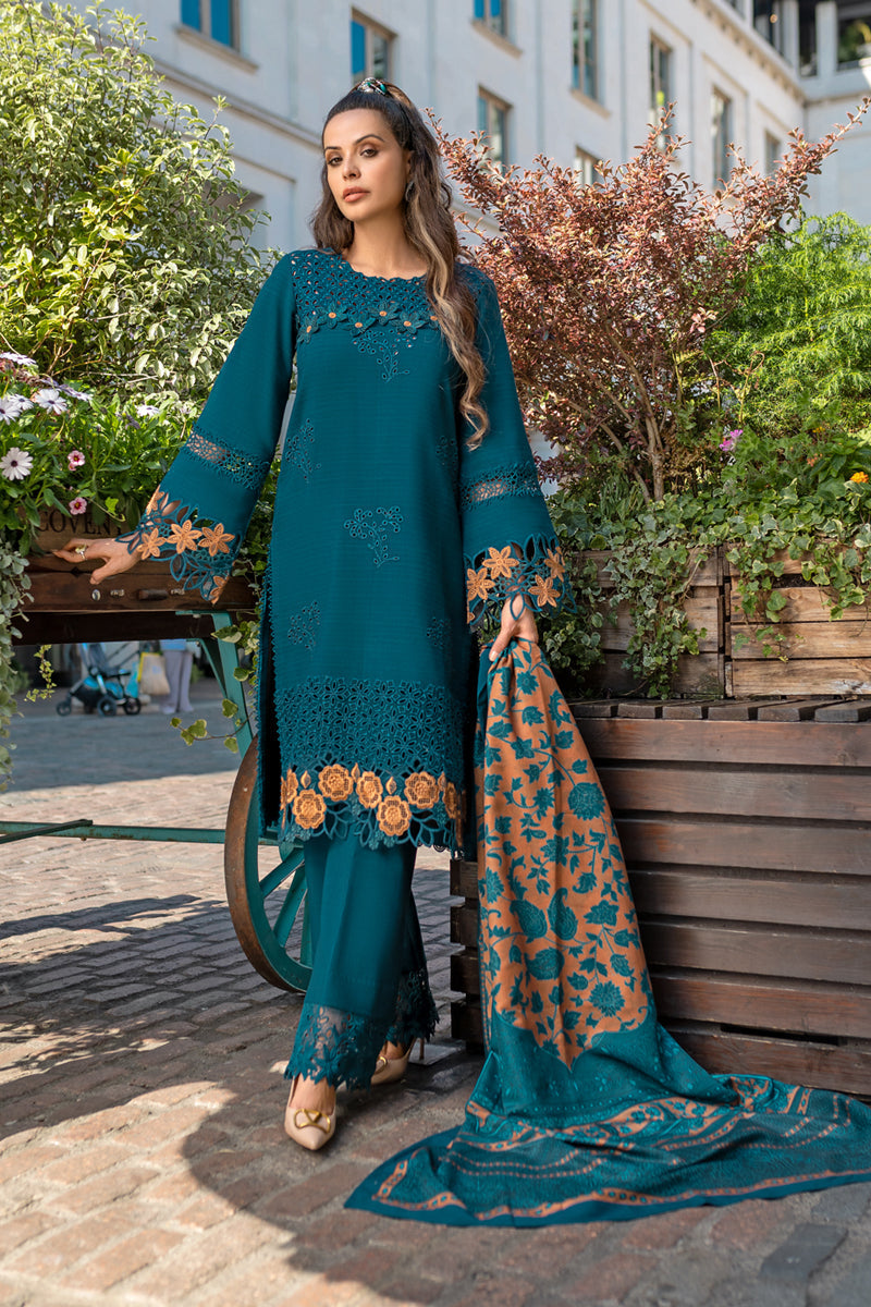 Rangrasiya | Carnation Winter Shawl | Erica by Rangrasiya - Designer Dress - Type: Ladies Clothes - Available at Libayah - 100% Original