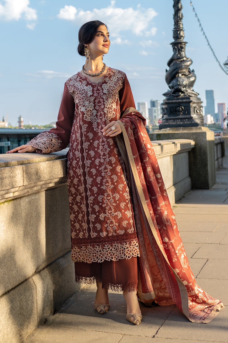 Rangrasiya | Carnation Winter Shawl | Ava by Rangrasiya - Designer Dress - Type: Ladies Clothes - Available at Libayah - 100% Original