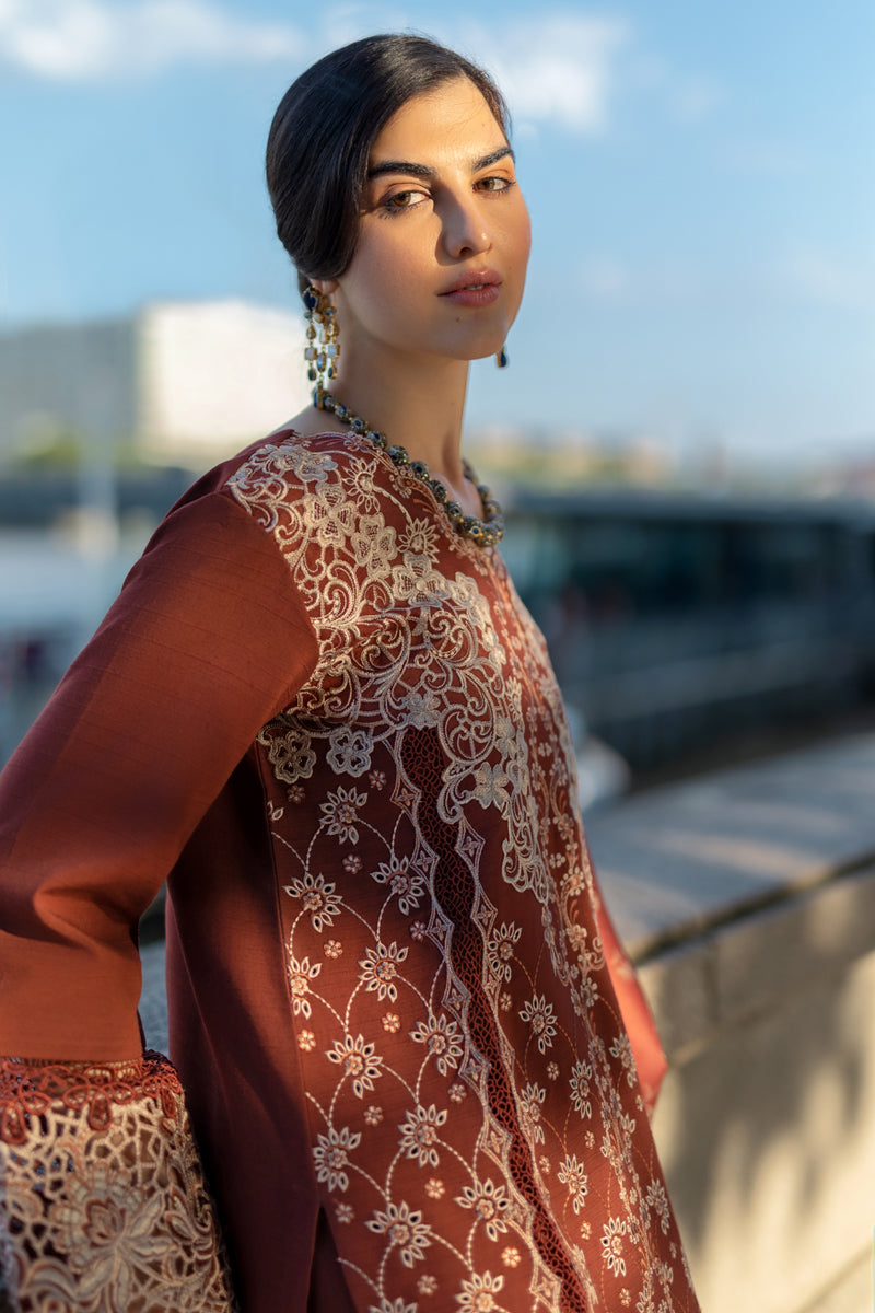 Rangrasiya | Carnation Winter Shawl | Ava by Rangrasiya - Designer Dress - Type: Ladies Clothes - Available at Libayah - 100% Original