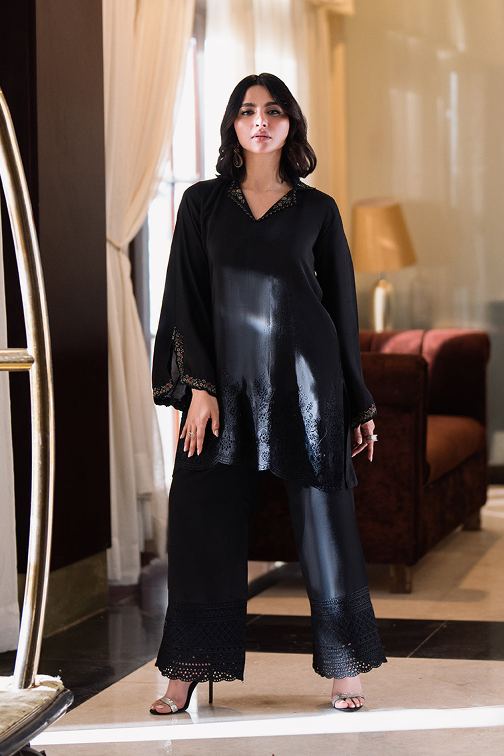 Azure | Diva Formals | Raven Glow by Azure - Designer Dress  - Type : Ladies Clothes - Available at Libayah - 100% Original 