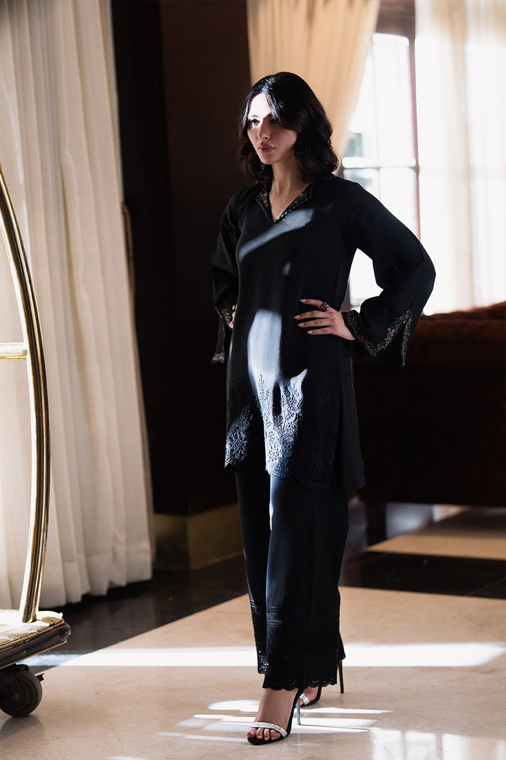 Azure | Diva Formals | Raven Glow by Azure - Designer Dress  - Type : Ladies Clothes - Available at Libayah - 100% Original 
