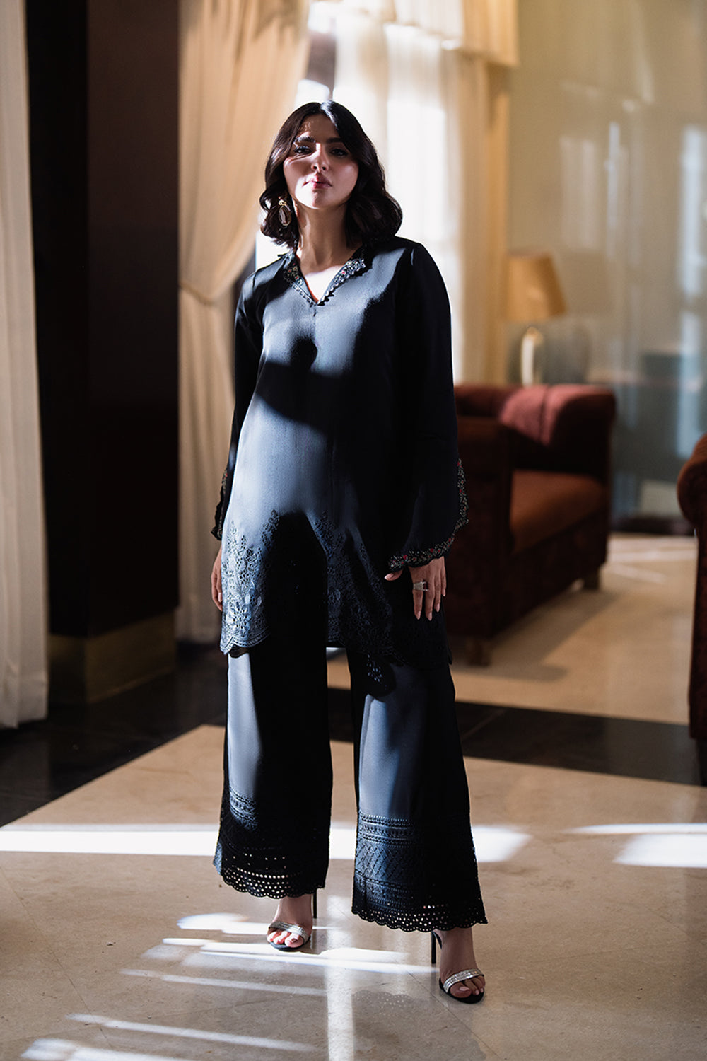 Azure | Diva Formals | Raven Glow by Azure - Designer Dress  - Type : Ladies Clothes - Available at Libayah - 100% Original 