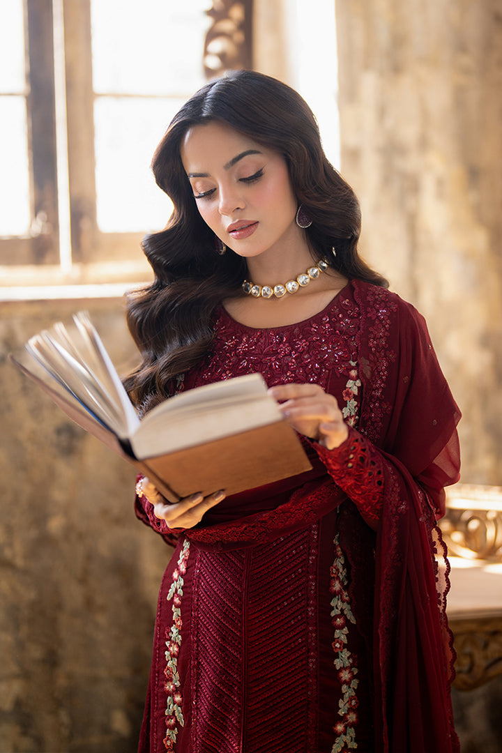 Azure | Ensembles Embroidered Formals | Red Mist by Azure - Designer Dress - Type: Ladies Clothes - Available at Libayah - 100% Original