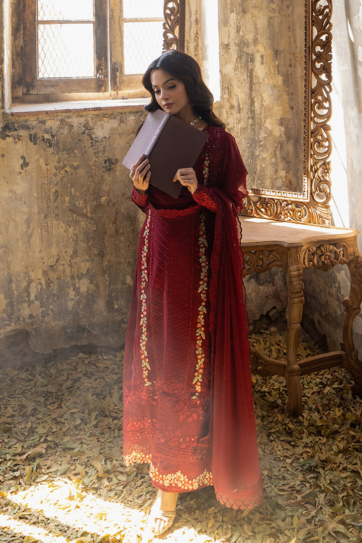 Azure | Ensembles Embroidered Formals | Red Mist by Azure - Designer Dress - Type: Ladies Clothes - Available at Libayah - 100% Original