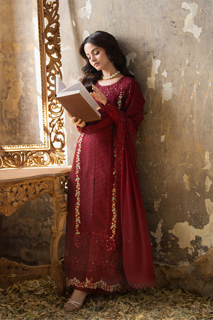 Azure | Ensembles Embroidered Formals | Red Mist by Azure - Designer Dress - Type: Ladies Clothes - Available at Libayah - 100% Original