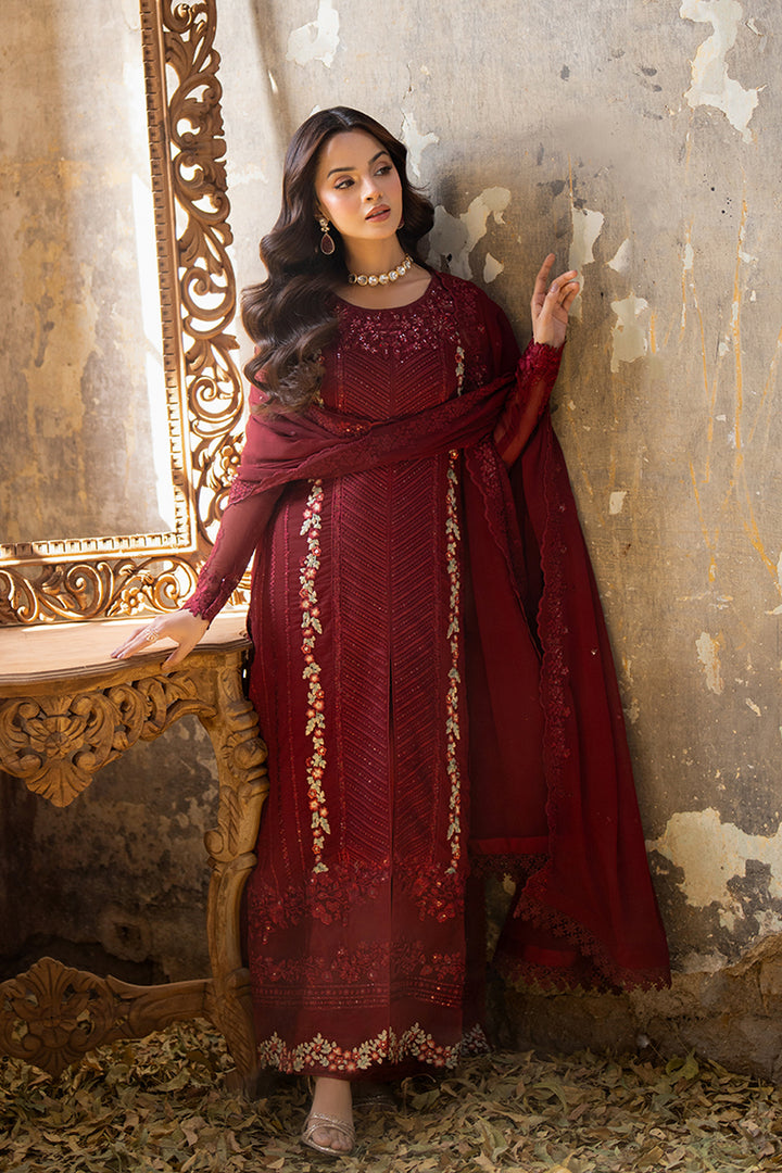 Azure | Ensembles Embroidered Formals | Red Mist by Azure - Designer Dress - Type: Ladies Clothes - Available at Libayah - 100% Original