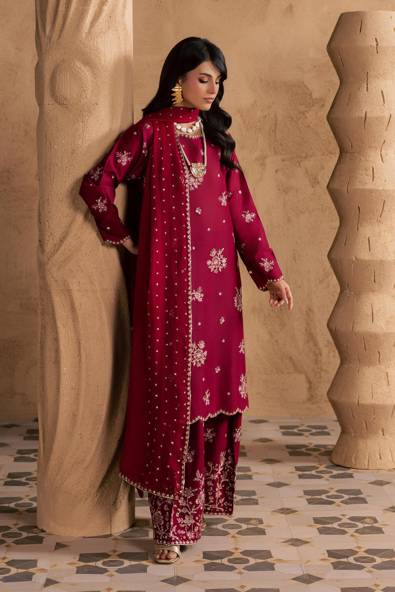 Batik | Festive Eid 26 | Red Queen - by Libayah - Registered Vendor of : Batik - 100% Original Designer Dress