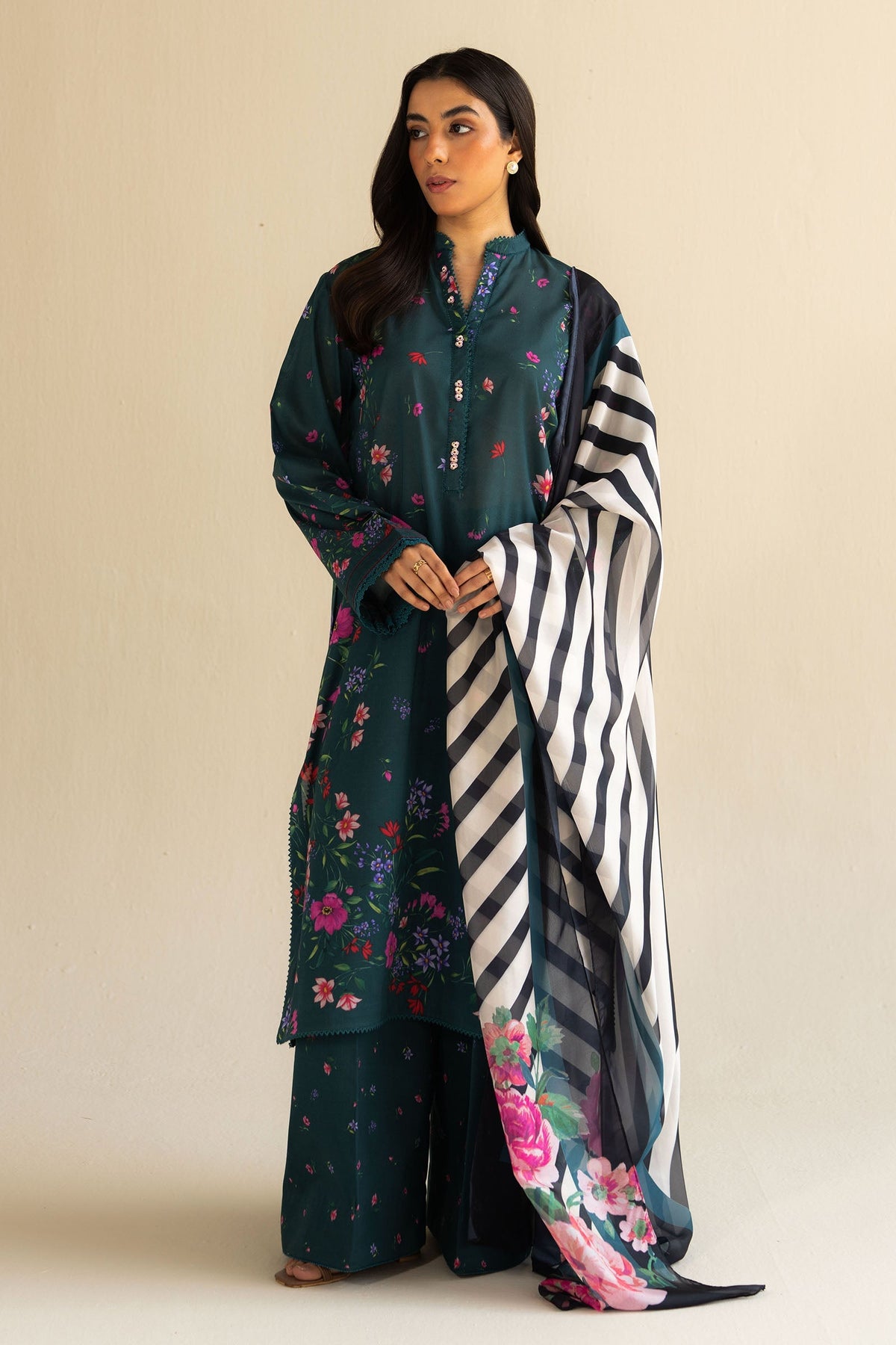 Zara Shahjahan | Coco Prints 25 | Reena-4A by Zara Shahjahan - Designer Dress - Type: Ladies Clothes - Available at Libayah - 100% Original