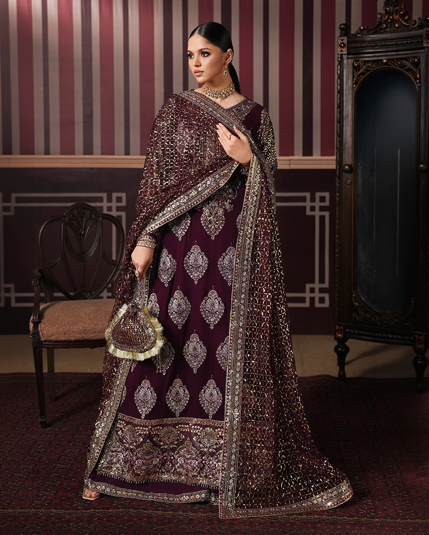 Roheenaz | Royale Eternel Chiffon Edit | Regal Charm by Roheenaz - Designer Dress  - Type : Ladies Clothes - Available at Libayah - 100% Original 
