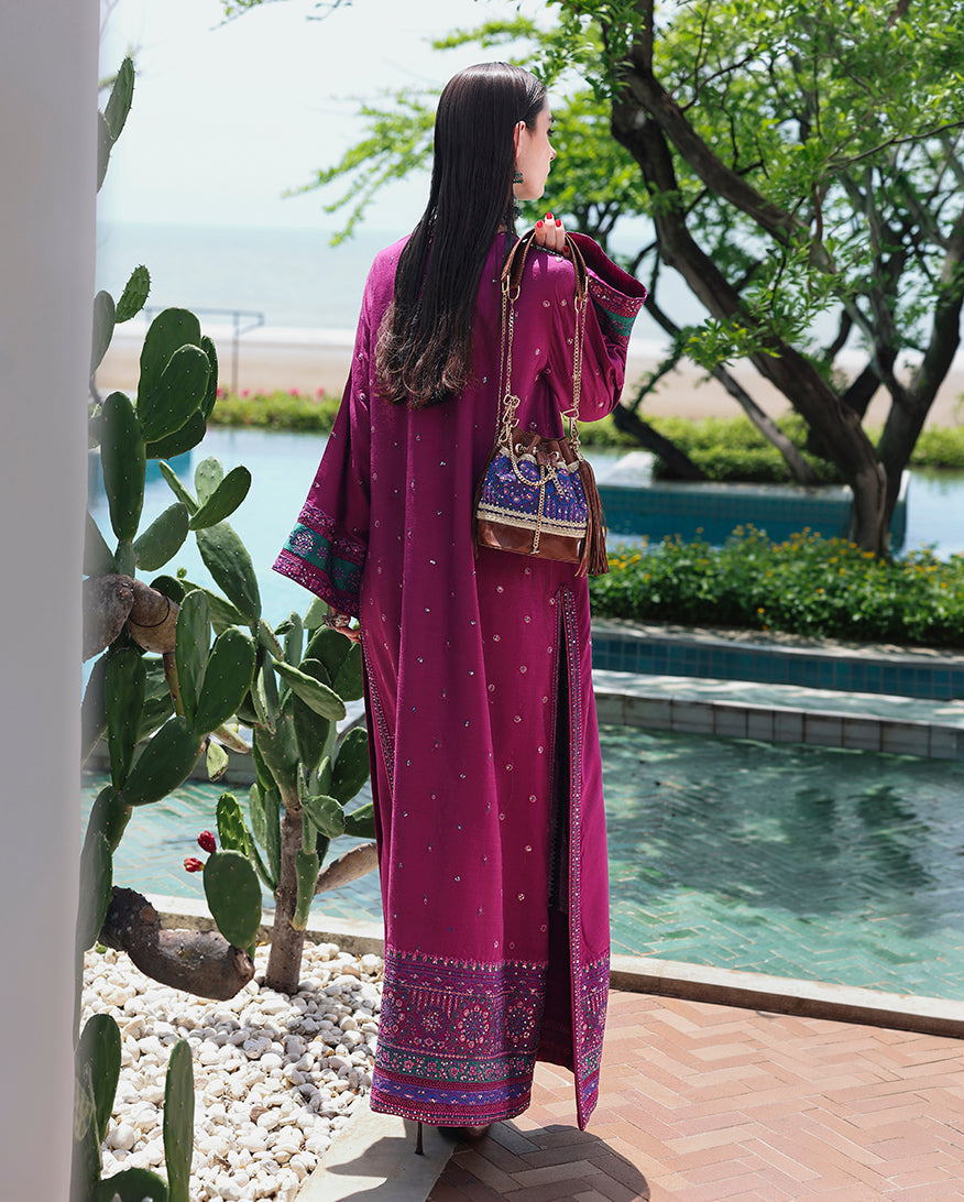 Mushq | Nuvera Rawsilk | Reina Rouge by Mushq - Designer Dress  - Type : Ladies Clothes - Available at Libayah - 100% Original 
