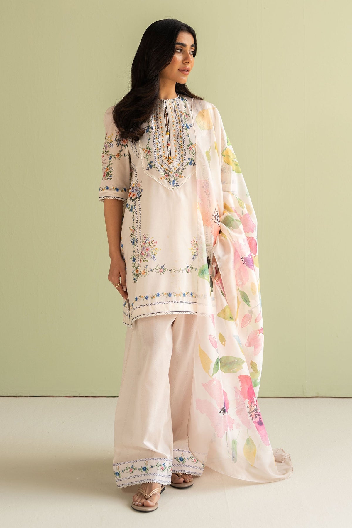 Zara Shahjahan | Coco Prints 25 | Ria-3A by Zara Shahjahan - Designer Dress - Type: Ladies Clothes - Available at Libayah - 100% Original
