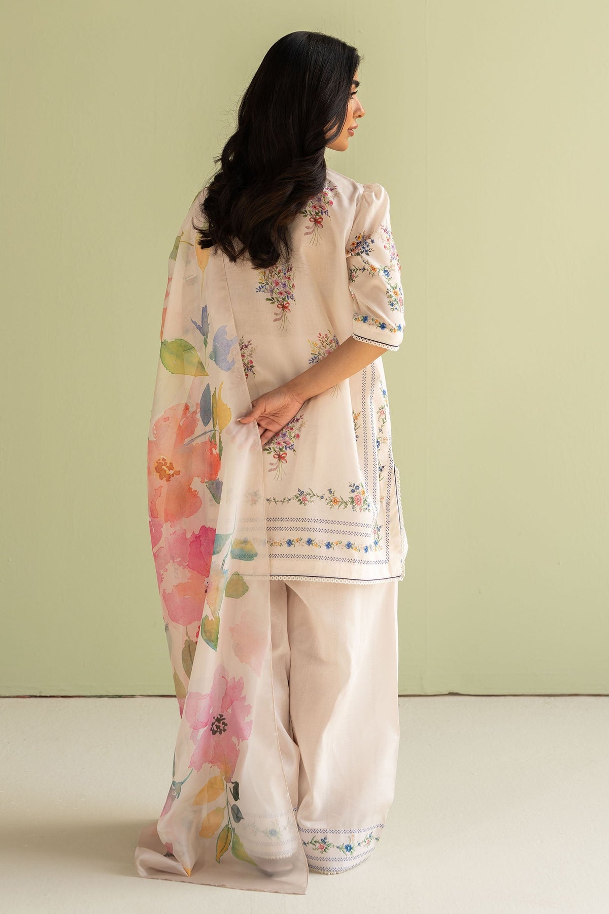 Zara Shahjahan | Coco Prints 25 | Ria-3A by Zara Shahjahan - Designer Dress - Type: Ladies Clothes - Available at Libayah - 100% Original