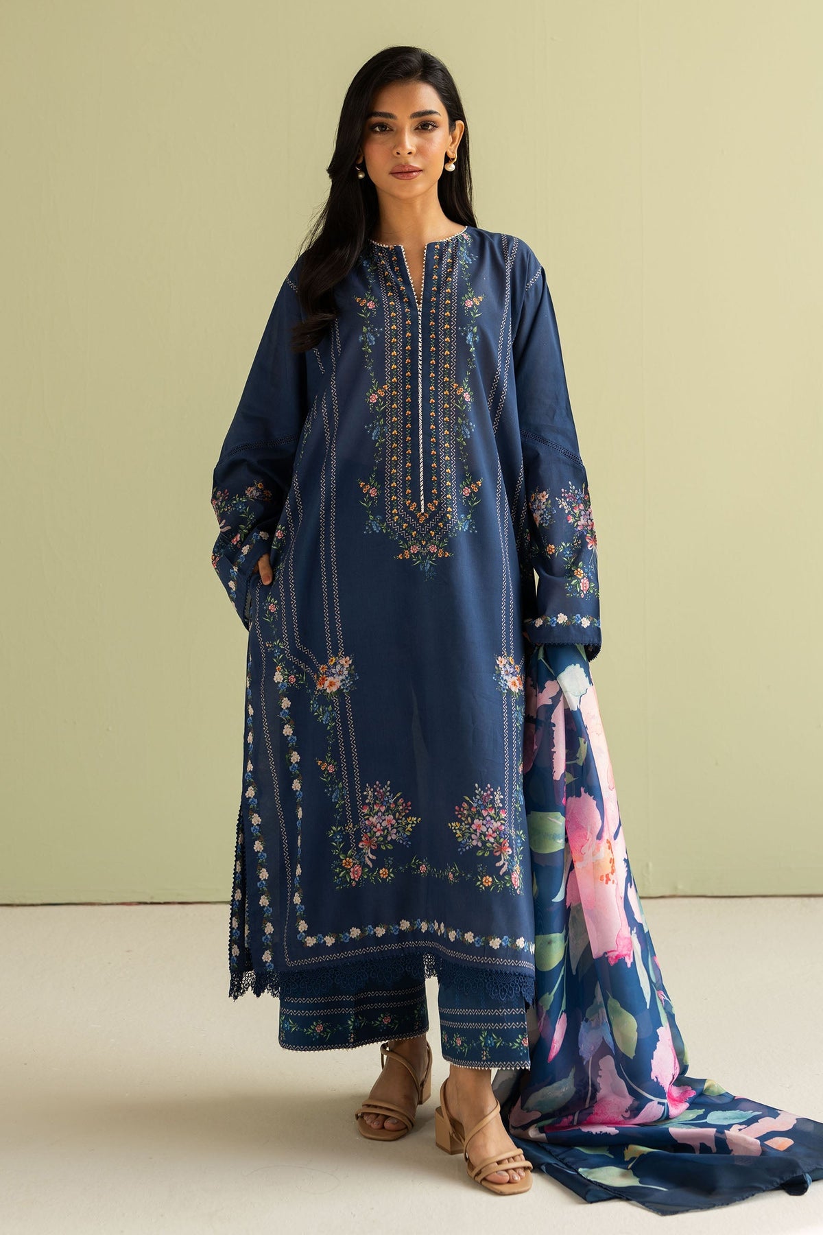 Zara Shahjahan | Coco Prints 25 | Ria-3B by Zara Shahjahan - Designer Dress - Type: Ladies Clothes - Available at Libayah - 100% Original