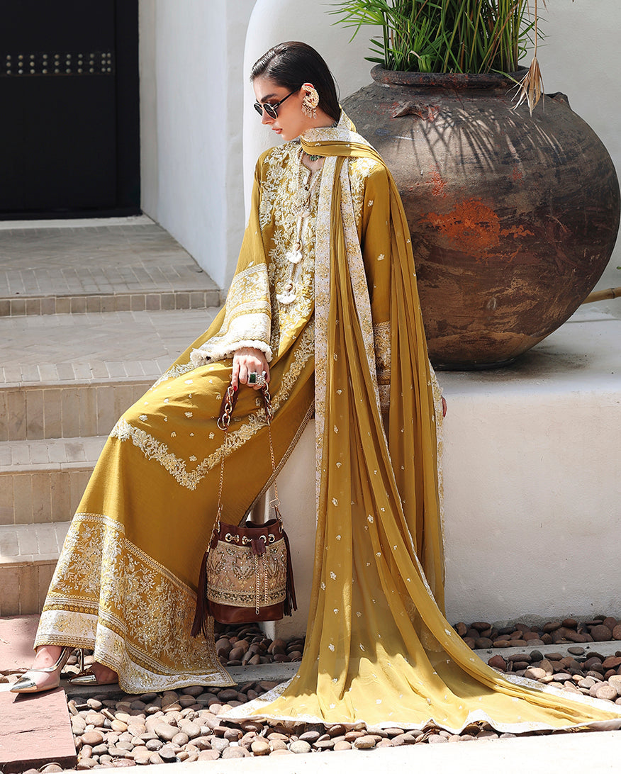 Mushq | Nuvera Rawsilk | Rosalie Crown by Mushq - Designer Dress  - Type : Ladies Clothes - Available at Libayah - 100% Original 
