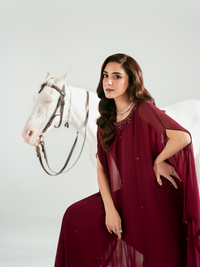 Afrozeh | Basic Pret 26 RTW | NACRE by Afrozeh - Designer Dress  - Type : Ladies Clothes - Available at Libayah - 100% Original 