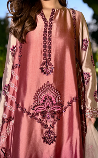 Asifa and Nabeel | Silk Edit 26 | Rose Noir - Designer Dress - Type : Ladies Clothes - Available at Libayah - 100% Original