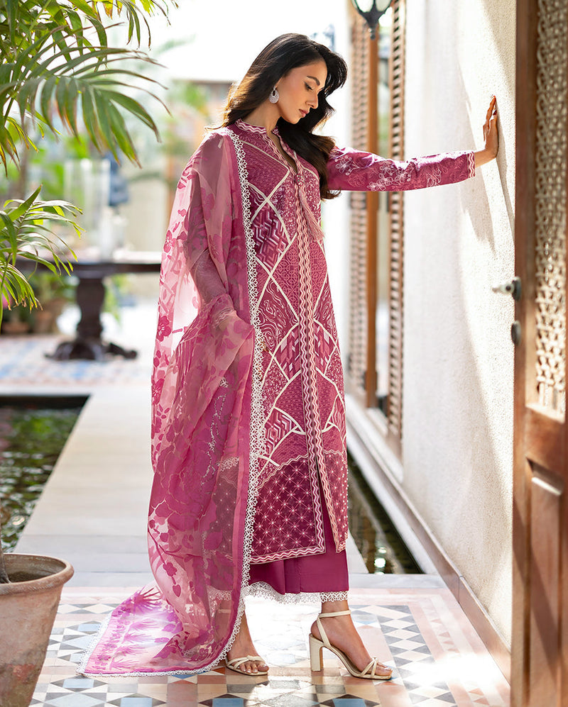 Mushq | Astoria Lawn 26 | Rosea by Mushq - Designer Dress  - Type : Ladies Clothes - Available at Libayah - 100% Original 