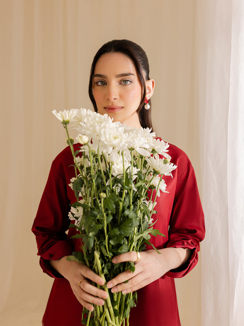 Mahnur | Petal Whispers Lawn Pret | Roselle by Mahnur - Designer Dress - Type: Ladies Clothes - Available at Libayah - 100% Original