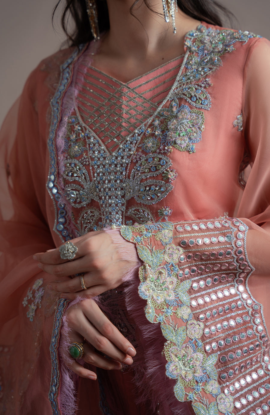 Fabiha Fatima | Elvin Pret Wear | FAYRA by Fabiha Fatima - Designer Dress  - Type : Ladies Clothes - Available at Libayah - 100% Original 
