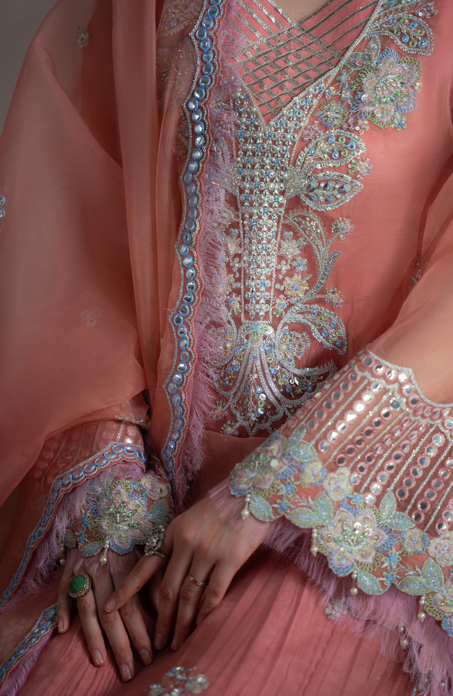 Fabiha Fatima | Elvin Pret Wear | FAYRA by Fabiha Fatima - Designer Dress  - Type : Ladies Clothes - Available at Libayah - 100% Original 