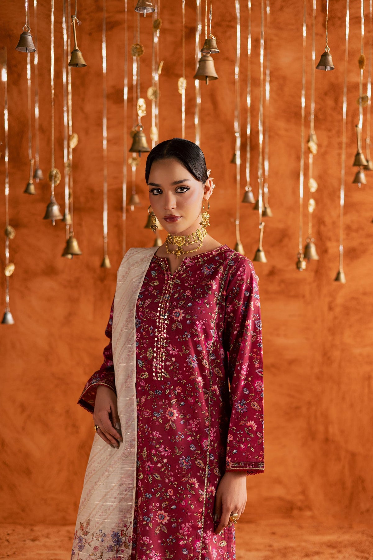 Batik | Festive Eid 26 | Roseshell - by Libayah - Registered Vendor of : Batik - 100% Original Designer Dress