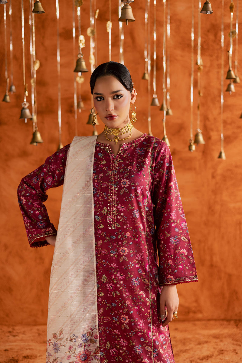 Batik | Festive Eid 26 | Roseshell - by Libayah - Registered Vendor of : Batik - 100% Original Designer Dress