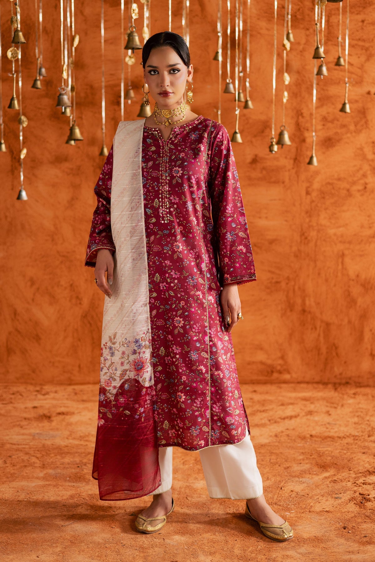 Batik | Festive Eid 26 | Roseshell - by Libayah - Registered Vendor of : Batik - 100% Original Designer Dress
