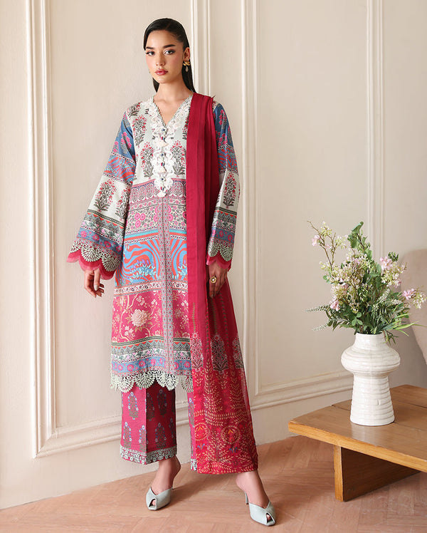 Roheenaz | Eclat Garden Printed Lawn | Rosette Dream by Roheenaz - Designer Dress  - Type : Ladies Clothes - Available at Libayah - 100% Original 
