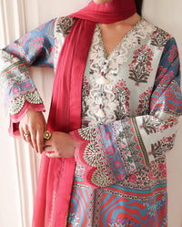 Roheenaz | Eclat Garden Printed Lawn | Rosette Dream by Roheenaz - Designer Dress  - Type : Ladies Clothes - Available at Libayah - 100% Original 