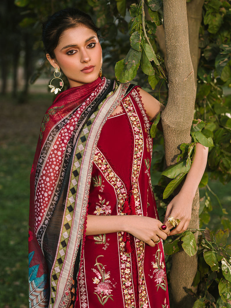 Mahnur | Dahlia Luxury Lawn 25 | Rosina by Mahnur - Designer Dress - Type: Ladies Clothes - Available at Libayah - 100% Original