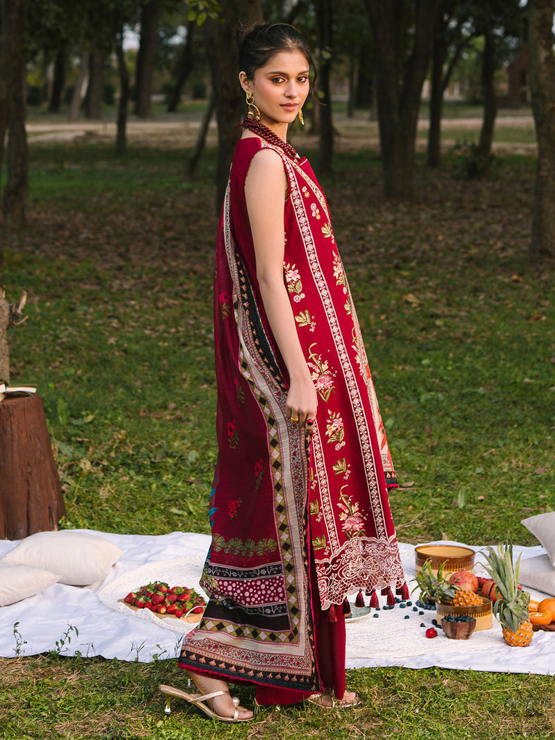 Mahnur | Dahlia Luxury Lawn 25 | Rosina by Mahnur - Designer Dress - Type: Ladies Clothes - Available at Libayah - 100% Original