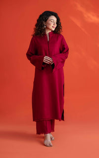 Asifa and Nabeel | Basic Pret 24 | Rouge by Asifa and Nabeel - Designer Dress - Type: Ladies Clothes - Available at Libayah - 100% Original
