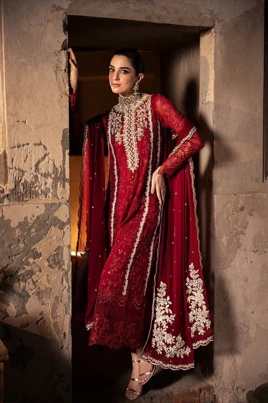 Azure | Luxe Formals | Royal Crimson by Azure - Designer Dress  - Type : Ladies Clothes - Available at Libayah - 100% Original 