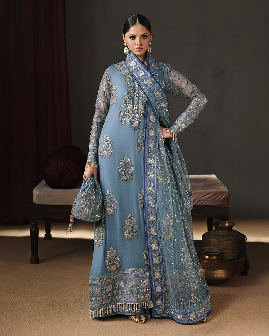 Roheenaz | Royale Eternel Chiffon Edit | Royal Muse by Roheenaz - Designer Dress  - Type : Ladies Clothes - Available at Libayah - 100% Original 