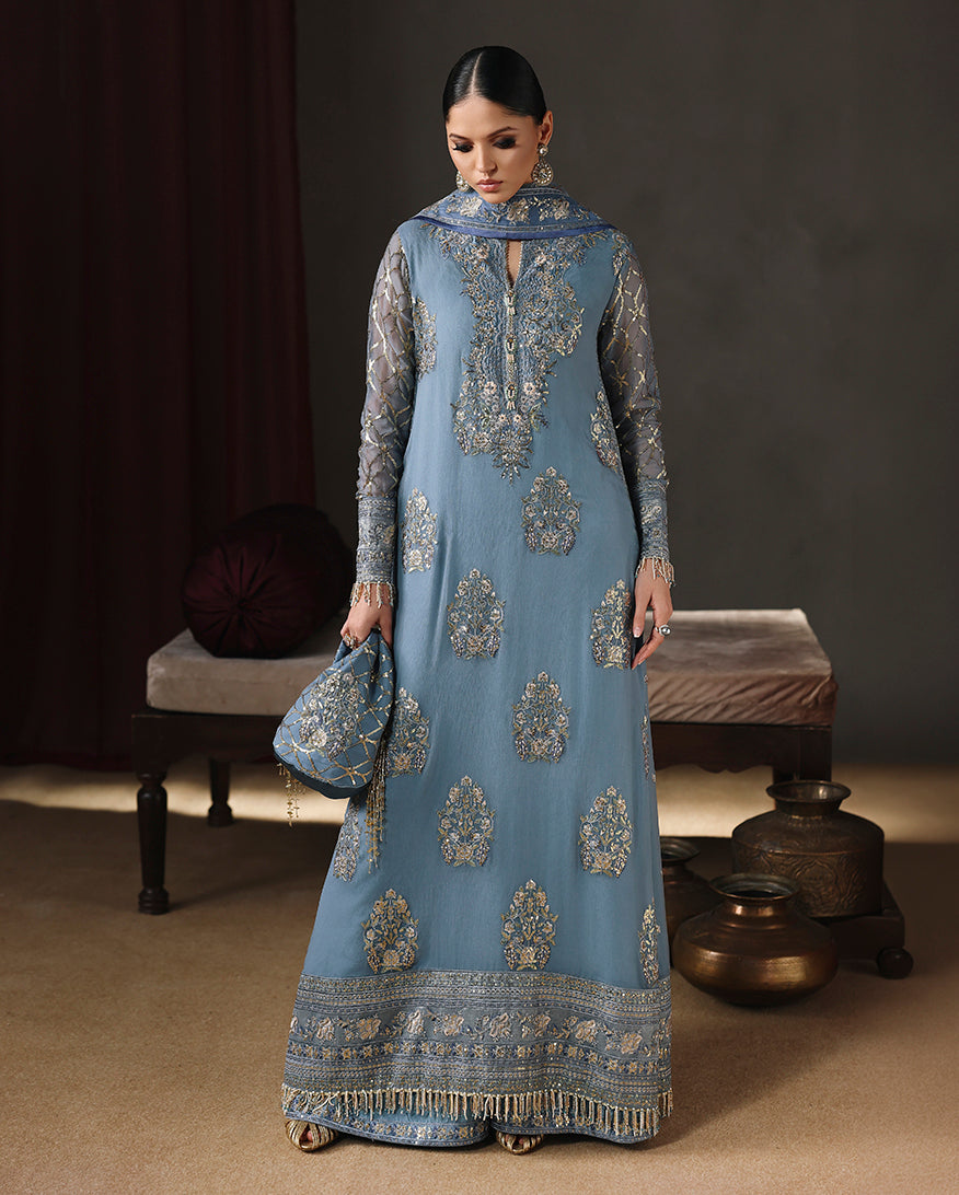 Roheenaz | Royale Eternel Chiffon Edit | Royal Muse by Roheenaz - Designer Dress  - Type : Ladies Clothes - Available at Libayah - 100% Original 