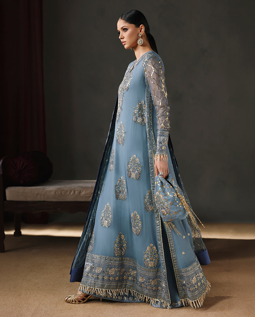 Roheenaz | Royale Eternel Chiffon Edit | Royal Muse by Roheenaz - Designer Dress  - Type : Ladies Clothes - Available at Libayah - 100% Original 