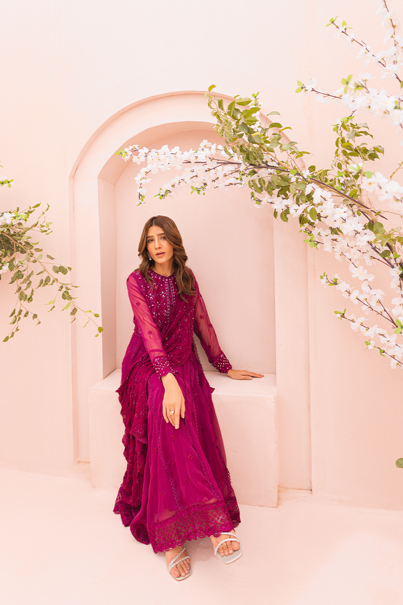 Sana Abbas | Luxury Pret | RUBA by Sana Abbas - Designer Dress - Type: Ladies Clothes - Available at Libayah - 100% Original