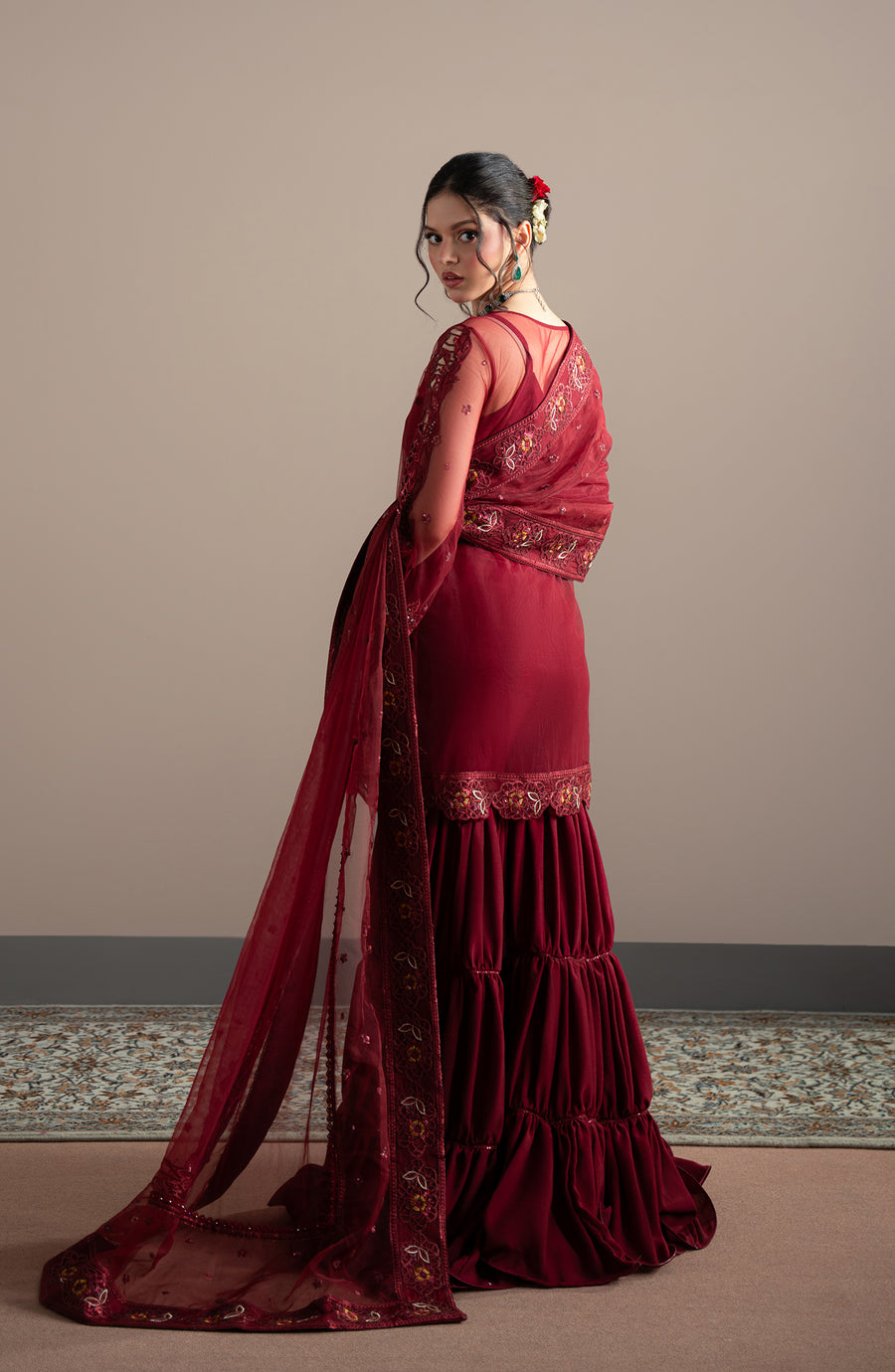 Fabiha Fatima | Elvin Pret Wear | RUBEIA by Fabiha Fatima - Designer Dress  - Type : Ladies Clothes - Available at Libayah - 100% Original 