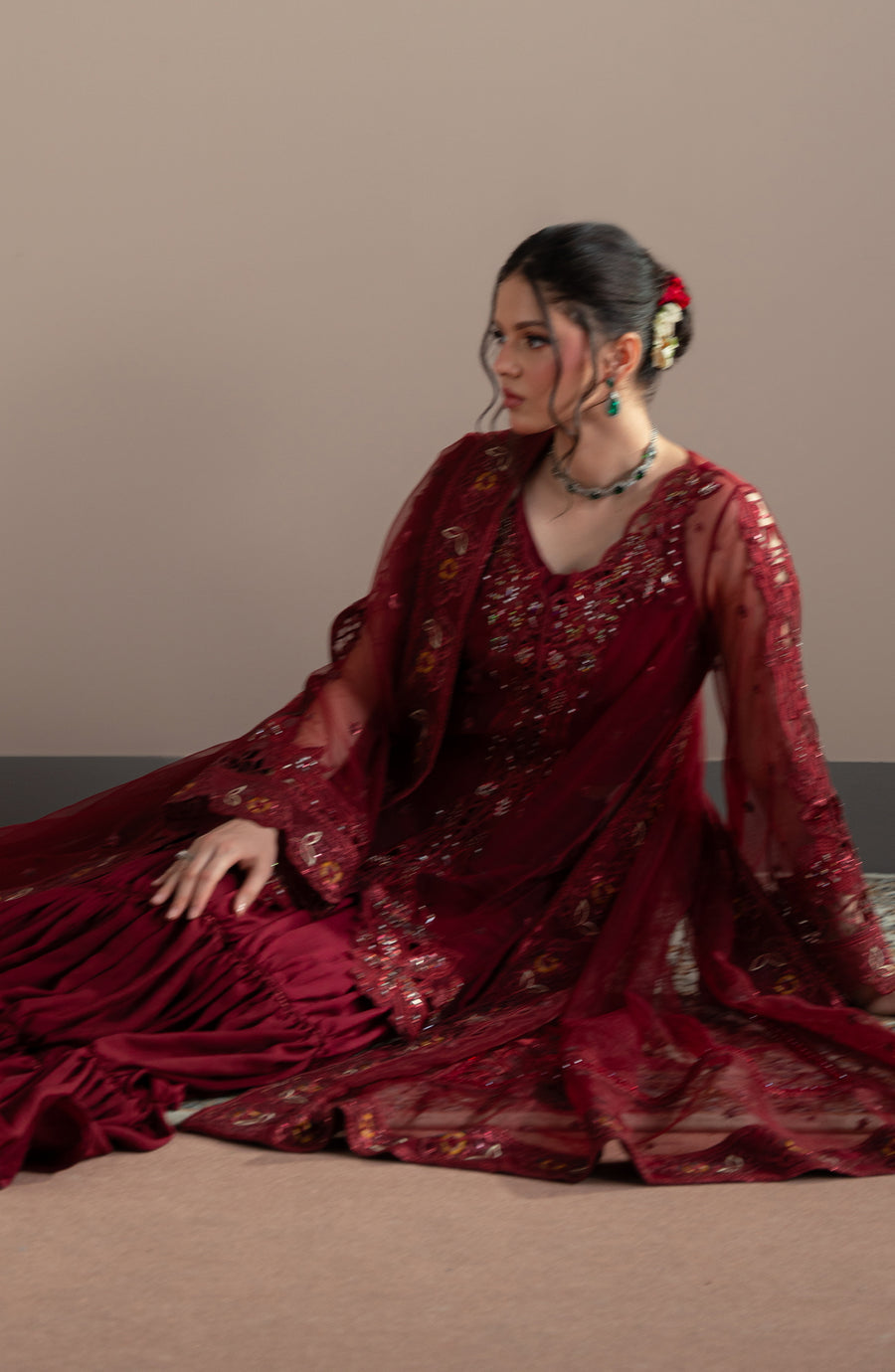 Fabiha Fatima | Elvin Pret Wear | RUBEIA by Fabiha Fatima - Designer Dress  - Type : Ladies Clothes - Available at Libayah - 100% Original 