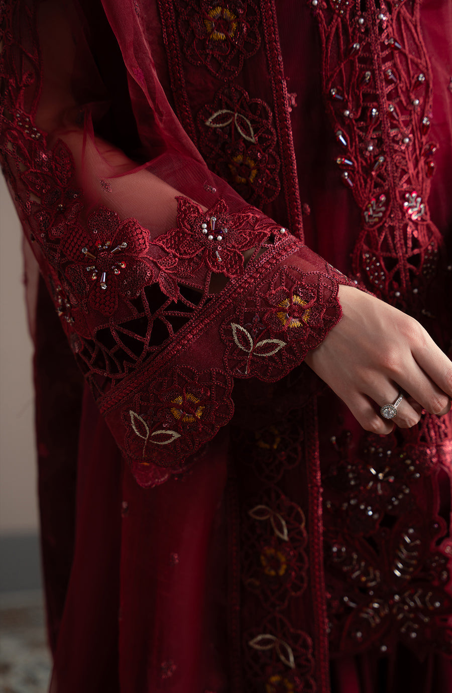 Fabiha Fatima | Elvin Pret Wear | RUBEIA by Fabiha Fatima - Designer Dress  - Type : Ladies Clothes - Available at Libayah - 100% Original 