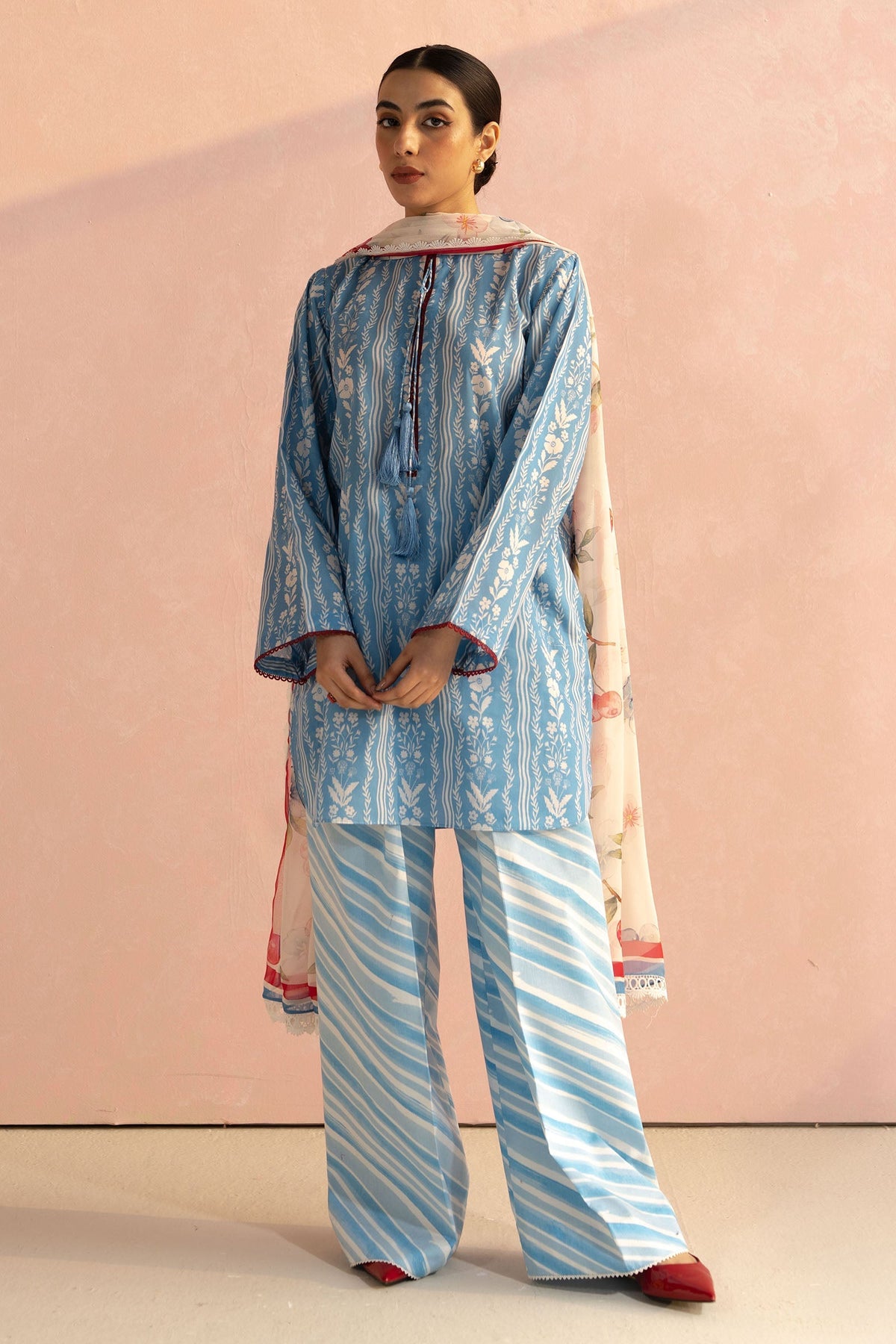 Zara Shahjahan | Coco Prints 25 | Ruby-9B by Zara Shahjahan - Designer Dress - Type: Ladies Clothes - Available at Libayah - 100% Original