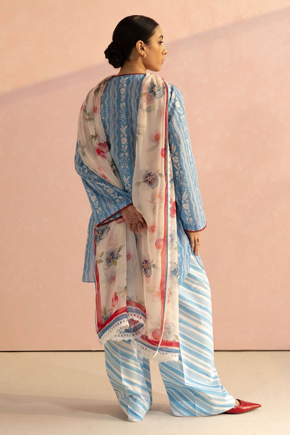 Zara Shahjahan | Coco Prints 25 | Ruby-9B by Zara Shahjahan - Designer Dress - Type: Ladies Clothes - Available at Libayah - 100% Original