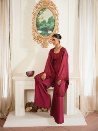 Epoque | Elysia Luxury Pret | Ruby - Designer Dress - Type : Ladies Clothes - Available at Libayah - 100% Original